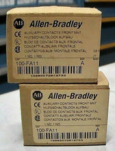 Load image into Gallery viewer, (QTY 2) AB ROCKWELL 100-FA11 SER A AUX CONTACT BLOCK FRNT MOUNT 1 NO/1NC *FR SHP