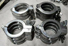 Load image into Gallery viewer, (QTY 11) LEYBOLD & SWAGELOK NW40/KF40/KQ-40 VACUUM FLANGE CLAMPS *FREE SHIPPING*