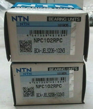 Load image into Gallery viewer, LOT/2 NTN BEARING NPC-102-RPC BALL INSERT BEARING STD BORE DIA 1.1250 IN *FRSHIP