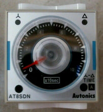 Load image into Gallery viewer, AUTONICS 32J149 (MODEL AT8SDN) STAR DELTA ANALOG TIMER 8PINS 0.5-100SEC -FR SHIP