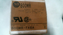 Load image into Gallery viewer, ALLEN BRADLEY 800MR-FX6A SMALL 2 POSTION PUSH PULL RED CAP UNIT SER.C -FREE SHIP