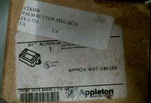 Load image into Gallery viewer, APPLETON ELECTRIC FS-1-75A 3/4" UNILET ALUMINUM TYPE FSE -FREE SHIPPING
