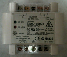 Load image into Gallery viewer, OMRON S82K-03024 POWER SUPPLY 24VDC 1.3A -FREE SHIPPING