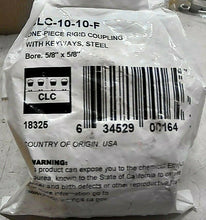 Load image into Gallery viewer, RULAND CLC-10-10-F CLAMPING COUPLING RIGID SHAFT W/KEYWAY 5/8IN BORE *FREE SHIP*