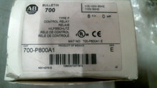 Load image into Gallery viewer, ALLEN BRADLEY 700-P800A1 CONTROL RELAY SER.E 120V 10A 8P -FREE SHIPPING