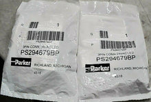 Load image into Gallery viewer, LOT/2 PARKER SCHRADER BELLOWS PS294679BP 3-PIN CONNECTOR DIN 24VDC LED *FREESHIP