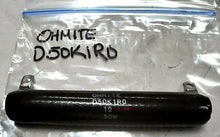 Load image into Gallery viewer, OHMITE D50K1R0 RESISTOR POWER ADJ 50W 1OHM VIT ADJ 10% TUBE CERAMIC (TESTED) *FS