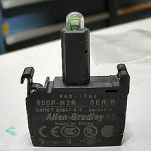 Load image into Gallery viewer, AB ROCKWELL 800F-N3R SER B RED INTEGRATED LED LAMP MODULE *FREE SHIPPING*