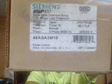 Load image into Gallery viewer, SIEMENS FURNAS ESP 100 SOLID STATE OVERLOAD RELAY 48ASA3M10 .25-1 FLA