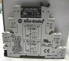 Load image into Gallery viewer, LOT/7 AB ROCKWELL 700-HLS11L1 SER A TERMINAL BLOCK RELAY W/ SOCKET 120 VAC *FSHP