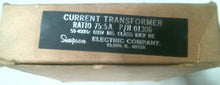 Load image into Gallery viewer, SIMPSON ELECTRIC CO. 01306 CURRENT TRANSFORMER RATIO75:5A 50-400HZ 600V-FREESHIP