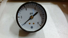 Load image into Gallery viewer, AMETEK USG 052827A PRESSURE DIAL GAGE 1/4"NPT BACK MOUNT 0.0-15.0 PSI -FREE SHIP