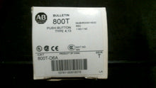 Load image into Gallery viewer, ALLEN BRADLEY 800T-D6A RED MUSHROOM HEAD PUSH BUTTON SER.T -FREE SHIPPING