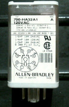 Load image into Gallery viewer, ALLEN BRADLEY 700-HA32A1 RELAY 8PIN SER.A 10A 120VAC DPDT -FREE SHIPPING