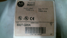 Load image into Gallery viewer, ALLEN BRADLEY 800T-Q20A PIOLET LIGHT AMBER LENS SER.T 120V -FREE SHIPPING