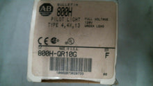 Load image into Gallery viewer, ALLEN BRADLEY 800H-QR10G PIOLET LIGHT GREEN LENS SER.F 120V -FREE SHIPPING