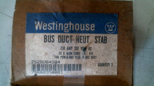 Load image into Gallery viewer, WESTINGHOUSE 2528D04G04 BUS DUCT NEUTRAL STAB 150A 300VAC -FREE SHIPPING