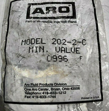 Load image into Gallery viewer, INGERSOLL RAND ARO 202-2-C PNEUMATIC MINI-VALVE COMPRESSED AIR 115-150PSI *FRSHP