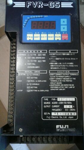 Fuji Electric FVR037g5b FVR-G5 AC Drive 230VAC Transistor Inverter  16a freeship