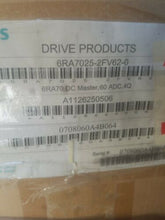 Load image into Gallery viewer, Siemens 6RA7025-2FV62-0 6RA70 DC Master, 60 ADC, 4Q a1126250506
