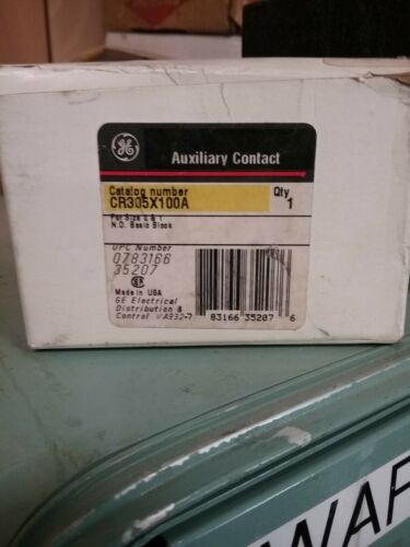 GENERAL ELECTRIC CR305X100A Auxiliary Contact Block
