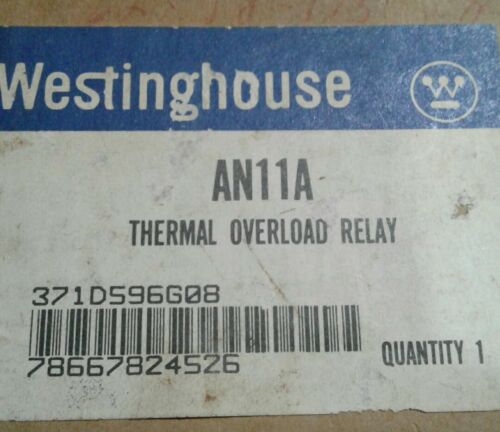 NEW WESTINGHOUSE AN11A OVERLOAD RELAY 1 POLE SIZE 1  A200 STARTER free shipping