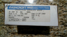 Load image into Gallery viewer, ASHCROFT 1JA92334-009 IND.DURALIFE GAUGE SIZE 2 1/2, 1009, 1/4&quot;NPT-FREE SHIPPING
