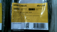 Load image into Gallery viewer, STARTECH HDMIDVIMM6 19 PIN 6FT HDMI CABLE TO DVID CABLE M/M LOT-2 -FREE SHIPPING
