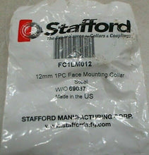 Load image into Gallery viewer, LOT/3 STAFFORD FC1LM012 12MM 1PC FACE MOUNTING COLLAR STEEL USA (SEALED) *FRSHIP
