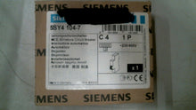 Load image into Gallery viewer, SIEMENS 5SY4 104-7 CIRCUIT BREAKER 4A 1P 230-400VAC -FREE SHIPPING
