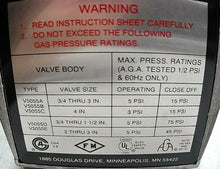Load image into Gallery viewer, HONEYWELL V4055A-1007 ON-OFF FLUID POWER GAS VALVE 120VAC G-LP LOW PRESSURE *FS*
