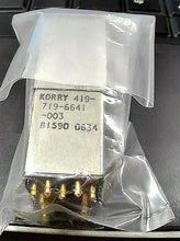 Load image into Gallery viewer, KORRY ELECTRONICS 419-719-6641-003 PUSHSWITCH 11PINMALE NSN 5930-01-301-6772 *FS
