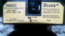 Load image into Gallery viewer, BUSS BM6032PQ FUSE BLOCK HOLDER 30A, 600V LOT/2 -FREE SHIPPING
