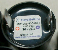 Load image into Gallery viewer, FLOYD BELL MW-V09-530QF ALARM WARBLE TONE AUDIOALARM 5VAC 30DC LOT/5 -FREE SHIP
