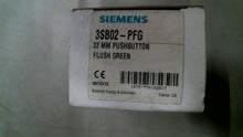 Load image into Gallery viewer, SIEMENS 3SB02-PFG 22MM PUSHBUTTON FLUSH GREEN -FREE SHIPPING
