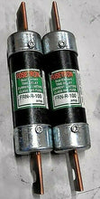 Load image into Gallery viewer, LOT/2 BUSSMANN FUSETRON FRN-R-100 FUSE DUAL ELEMENT TIME DELAY 100A (TESTED) *FS
