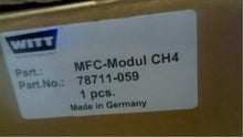 Load image into Gallery viewer, Witt-Gasetechnik MFC-Modul CH4 Part 78711-059 24vdc free shipping
