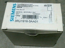 Load image into Gallery viewer, SIEMENS 3RU1916-3AA01 TERMINAL SUPPORT -FREE SHIPPING
