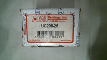 Load image into Gallery viewer, AMI ASAHI BEARINGS UC208-25 WIDE INNER RING BEARING SET SCREW LOCKING -FREE SHIP
