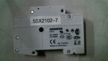 Load image into Gallery viewer, SIEMENS 5SX21 C2 CIRCUIT BREAKER 5SX2102-7 230-400VAC 1P 2A -FREE SHIPPING
