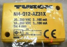 Load image into Gallery viewer, TURCK NI4-Q12-AZ31X-0.2-SB3T RECTANGULAR INDUCTIVE PROXIMITY SENSOR (SEALED) *FS
