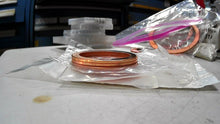 Load image into Gallery viewer, (6 PCS) DN35CF VACUUM COPPER GASKET 36.6MM ID/48.1MM OD CONFLAT FLANGE *FREE SHP
