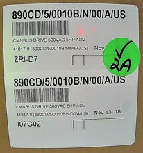 Load image into Gallery viewer, PARKER HANNIFIN 890CD/5/0010B/N/00/A/US MODULAR AC DRIVE 500VAC 5HP (SEALED) *FS
