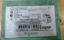 Load image into Gallery viewer, SCHNEIDER ELECTRIC LC1DT40G7 CONTACTOR 11KW 480V 15HP -FREE SHIPPING

