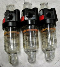 Load image into Gallery viewer, LOT/3 PARKER SCHRADER BELLOWS 14L10GA LUBRICATOR FILTER 1/4&quot; NPT *FREE SHIPPING*
