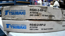 Load image into Gallery viewer, TSUBAKI RS40-2-RP-U (A110104) 240 LINKS 10 FT ROLLER CHAIN *FREE SHIPPING*
