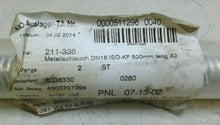Load image into Gallery viewer, INFICON 211-336 FLEXIBLE METAL HOSE 5/8&quot; I.D. 1-1/8&quot; O.D. (DN 16 KF) *FREE SHIP*
