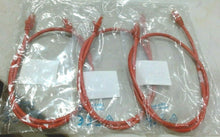 Load image into Gallery viewer, LOT/3 C2G 27181 ENET CABLE SNAGLESS UNSHIELDED UTP PATCH CABLE MOLDED RED 3&#39; *FS
