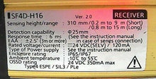 Load image into Gallery viewer, MATSUSHI PANASONIC SF4D-H16 SAFETY LT CURTAIN BAR SET EMITTER/RECEIVER 310MM *FS
