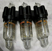 Load image into Gallery viewer, LOT/3 PARKER SCHRADER BELLOWS 14L10GA LUBRICATOR FILTER 1/4&quot; NPT *FREE SHIPPING*
